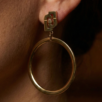 Liu Jo Aura Gold Earrings - LJ3059