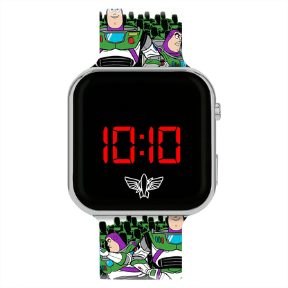 Toy Story 5 LED Display Watch with Silicone Character Strap for Kids - TSF4003