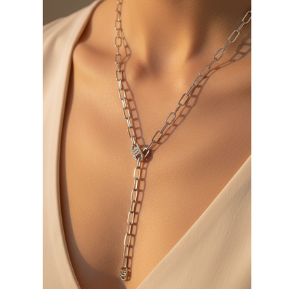 Liu Jo Flare Silver Necklace - LJ2617