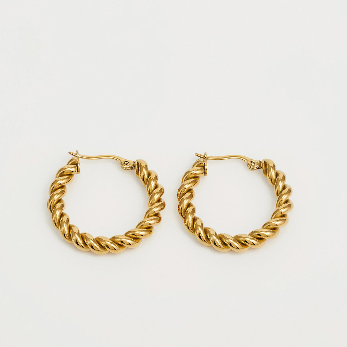 Liu Jo Noir Golden Hoops - LJ2408