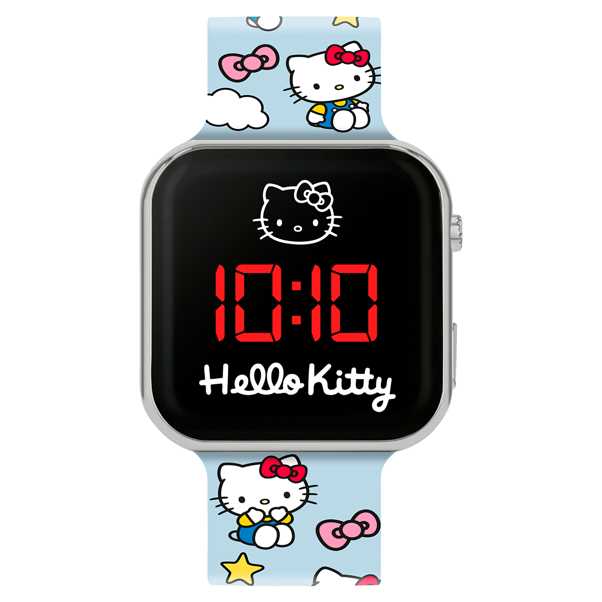 Hello Kitty LED Display Watch with Silicone Character Strap for Kids - HK50253