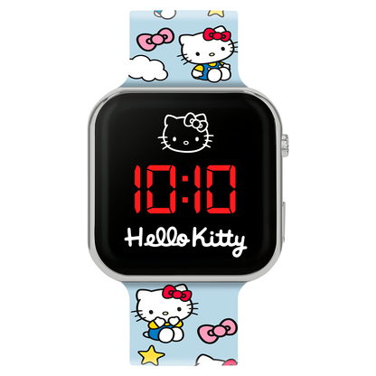 Hello Kitty LED Display Watch with Silicone Character Strap for Kids - HK50253