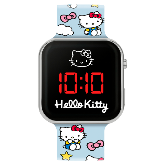 Hello Kitty LED Display Watch with Silicone Character Strap for Kids - HK50253