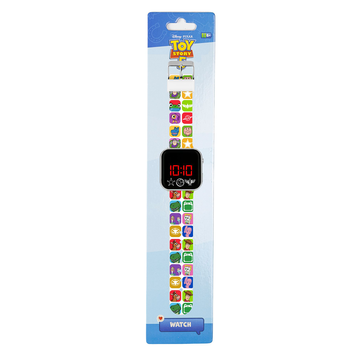 Toy Story 5 LED Display Watch with Silicone Character Strap for Kids - TSF4001