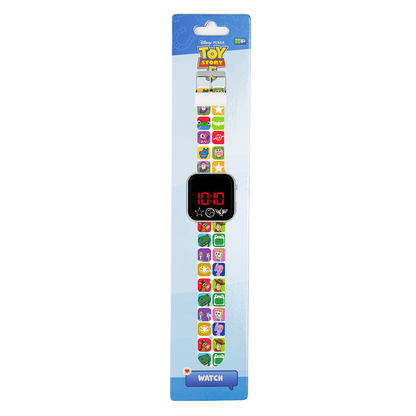 Toy Story 5 LED Display Watch with Silicone Character Strap for Kids - TSF4001