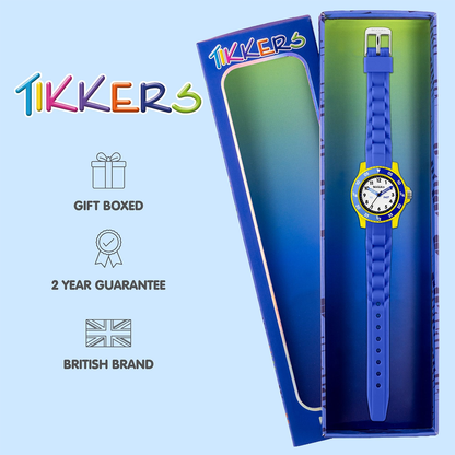 Tikkers Blue Silicone strap Timer Teacher Watch - ATK1099