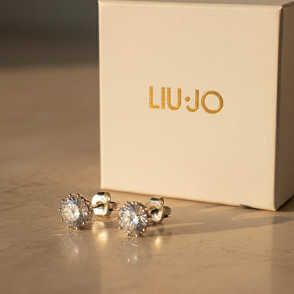 Liu Jo silver crystal studs - LJ2585