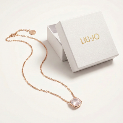 Liu Jo Lilac Gold Necklace - LJ2882