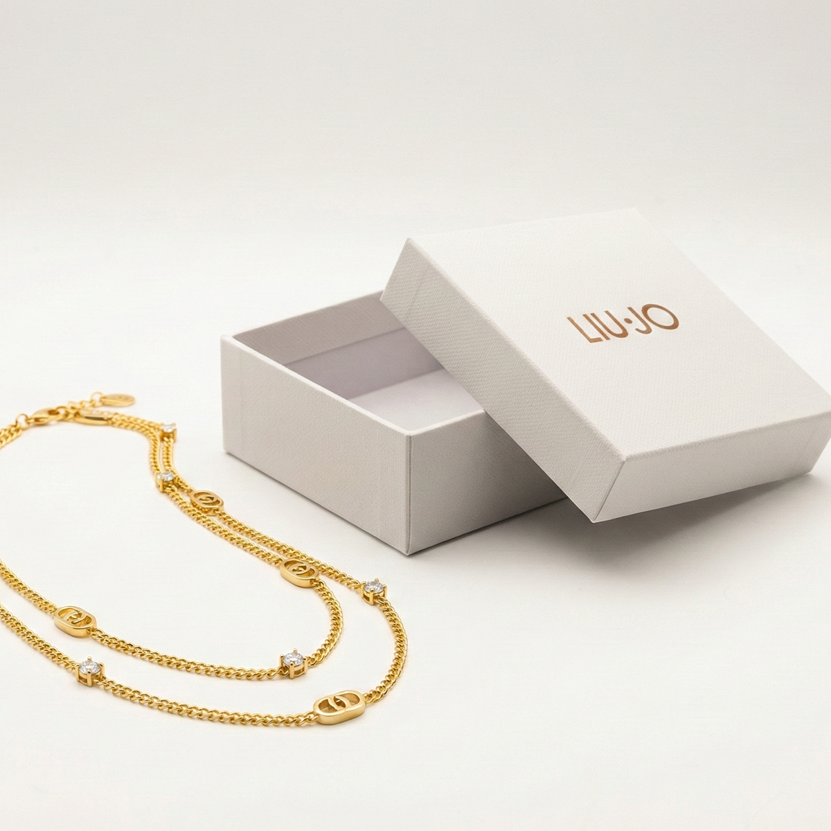 Liu Jo Floet XS Gold Necklace -  LJ2905