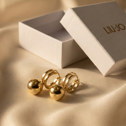 Liu Jo Opal Gold Earrings - LJ3046