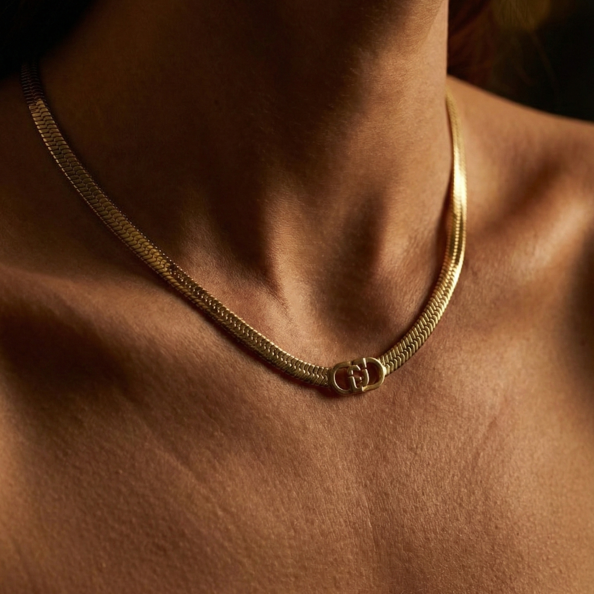 Liu Jo Veil Gold Necklace - LJ3067