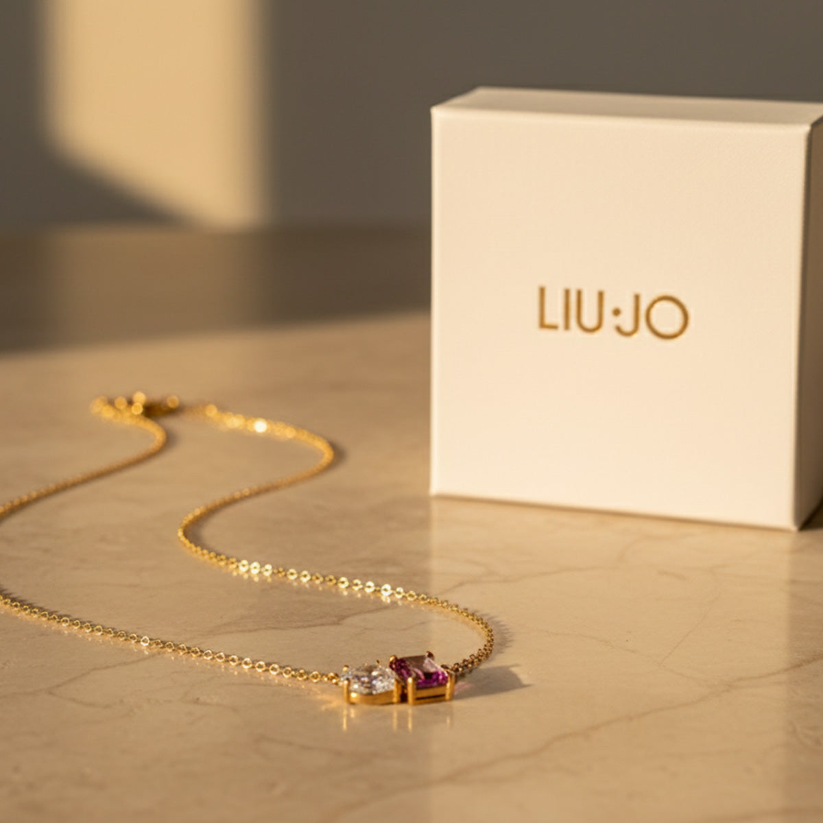 Liu Jo pink charm pendant - LJ2546