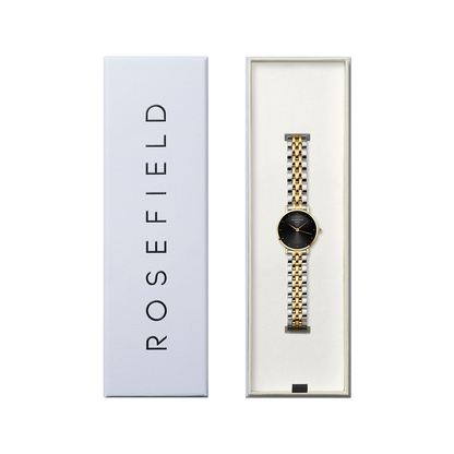 Rosefield Small Edit Black Steel Duotone Gold Silver - SEBDSG-SE04