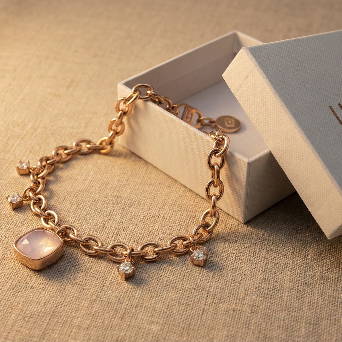 Liu Jo Lilac Gold Bracelet - LJ2883