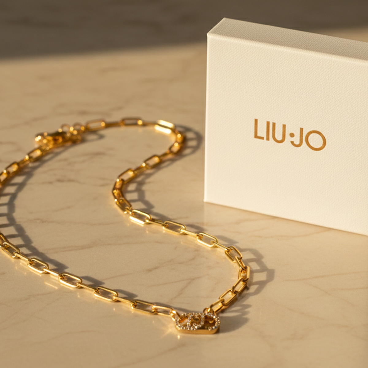 Liu Jo Flare Gold Necklace - LJ2619