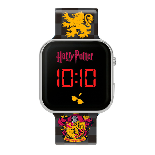 Harry Potter Black Printed Strap LED Watch - HP4118
