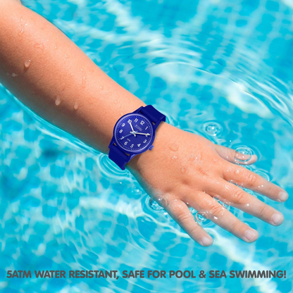 Tikkers Blue 50M Water Resistance Silicone Strap Watch - TK0219