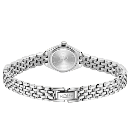 Rotary Ladies Cocktail White Dial Stainless Steel Bracelet Watch - LB05125/70