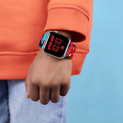 Spiderman Classic Design LED Boys Watch - SPD4987