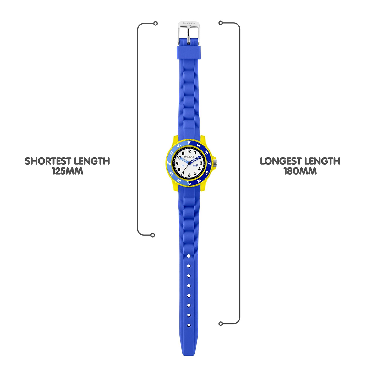 Tikkers Blue Silicone strap Timer Teacher Watch - ATK1099