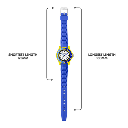 Tikkers Blue Silicone strap Timer Teacher Watch - ATK1099