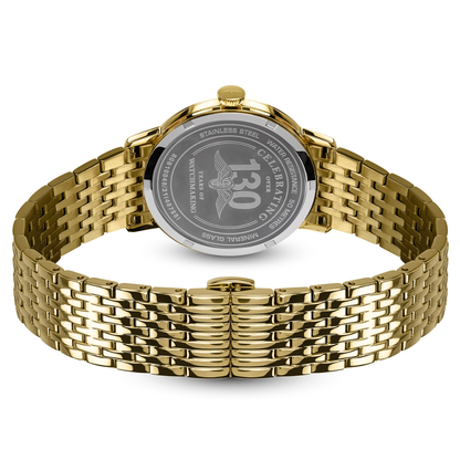 Rotary Men's 1895 Gold Plated Stainless Steel Bracelet Watch - RGB10048/31