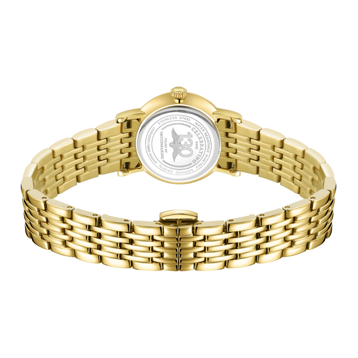 Rotary Ladies Heritage Gold Plated Stainless Steel Bracelet Watch - LB05423/01