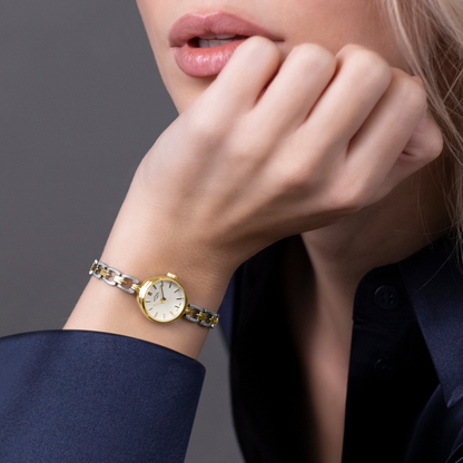 Rotary Ladies 1895 Silver & Gold Plated Bracelet Watch - RLB10003/70
