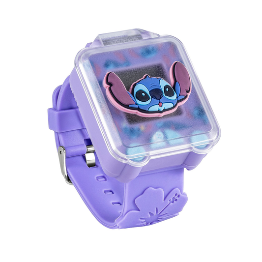 Lilo & Stitch Purple 3D Strap Purple Learning Watch - LAS4162