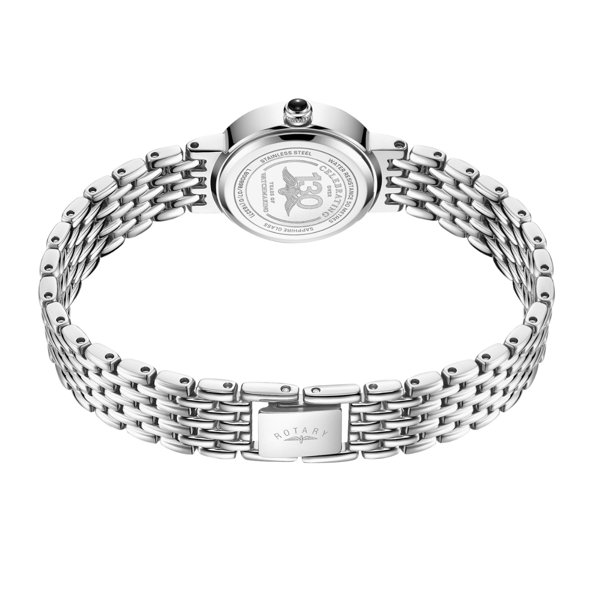 Rotary Ladies Heritage Diamond Mother Of Pearl Dial Stainless Steel Bracelet Watch - LB00899/07/D