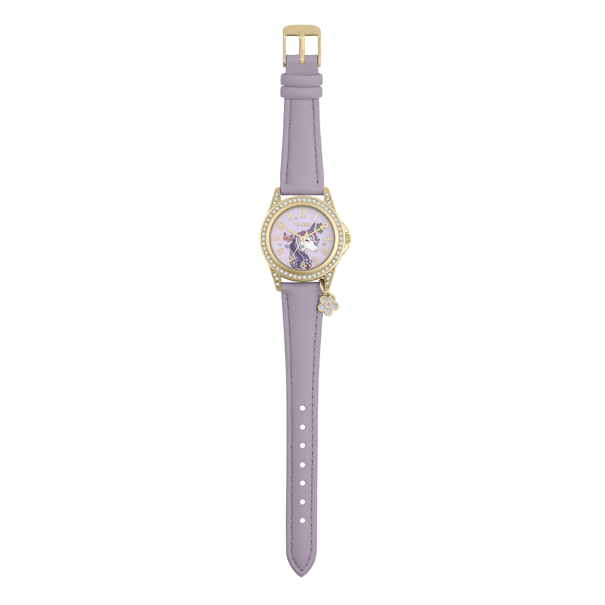 Tikkers Girls Purple Unicorn Watch, Bracelet and Purse Gift Set  - ATK1106