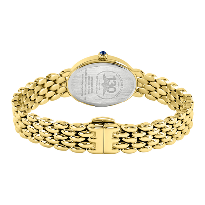 Rotary Ladies Heritage Astoria Mother Of Pearl Dial Gold Plated Stainless Steel Pebble Bracelet Watch - RLB10024/07