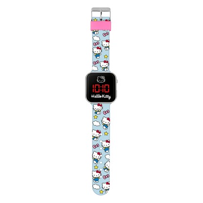 Hello Kitty LED Display Watch with Silicone Character Strap for Kids - HK50253