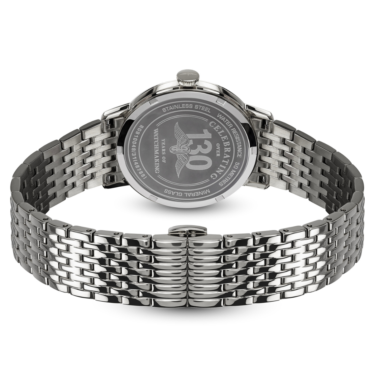 Rotary Men's 1895 Stainless Steel Bracelet Watch - RGB10049/31
