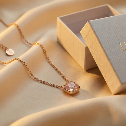 Liu Jo Lilac Gold Necklace - LJ2882
