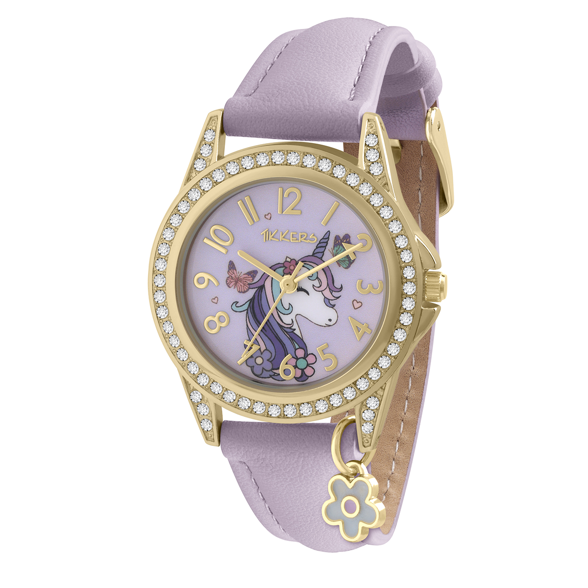 Tikkers Girls Purple Unicorn Watch, Bracelet and Purse Gift Set  - ATK1106