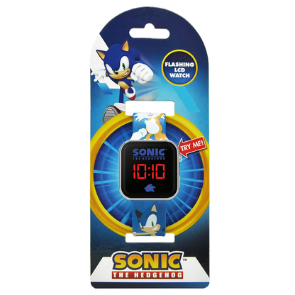 Sonic The Hedgehog 2 Blue LED Printed Boys Watch - SNC4198M