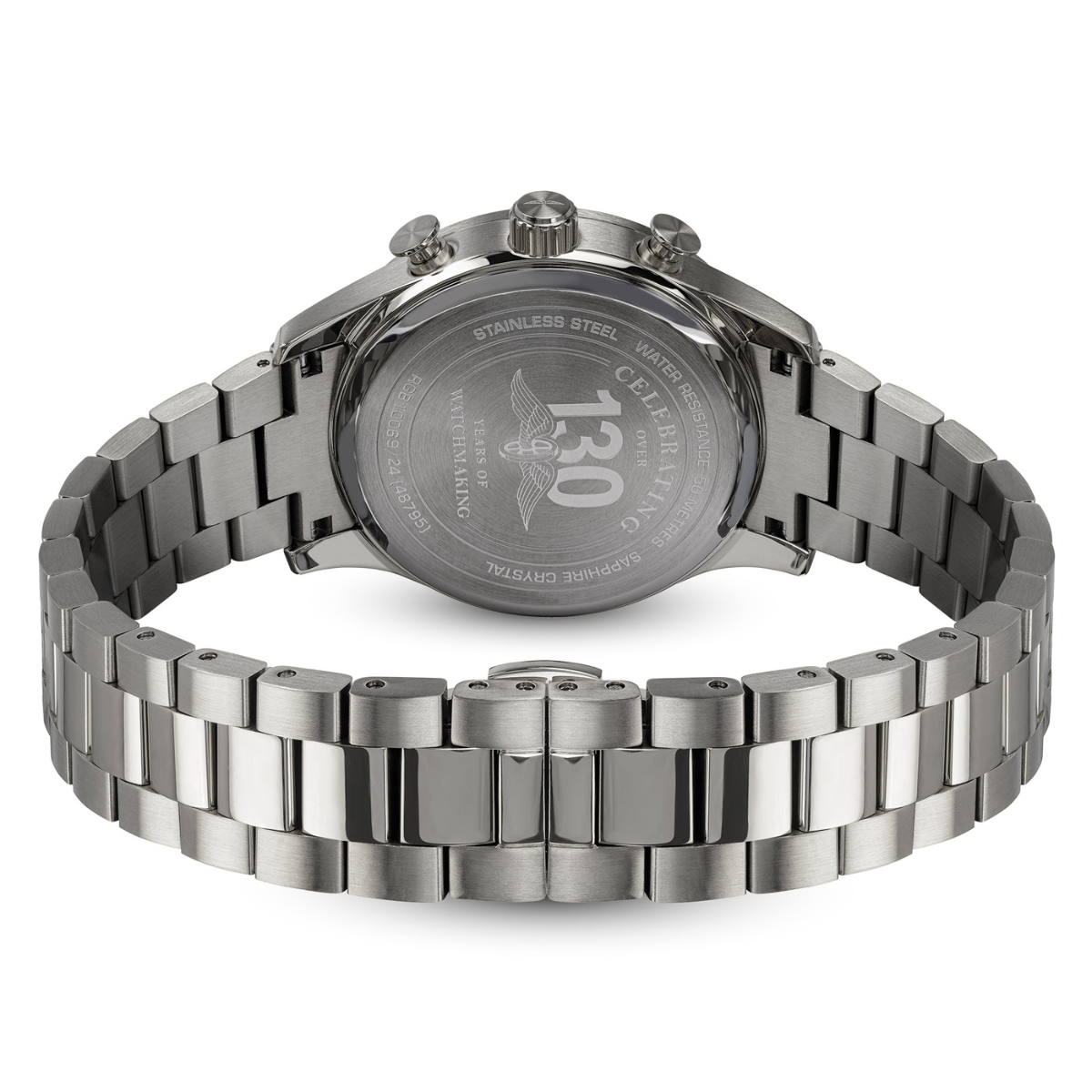 Rotary Men's Heritage Chronograph Stainless Steel Bracelet Watch - RGB10069/24