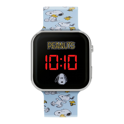Snoopy Peanuts LED Display Watch with Silicone Character Strap for Kids - PEA4043