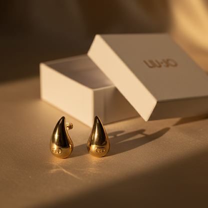 Liu Jo Dust XS Gold Earrings - LJ2798