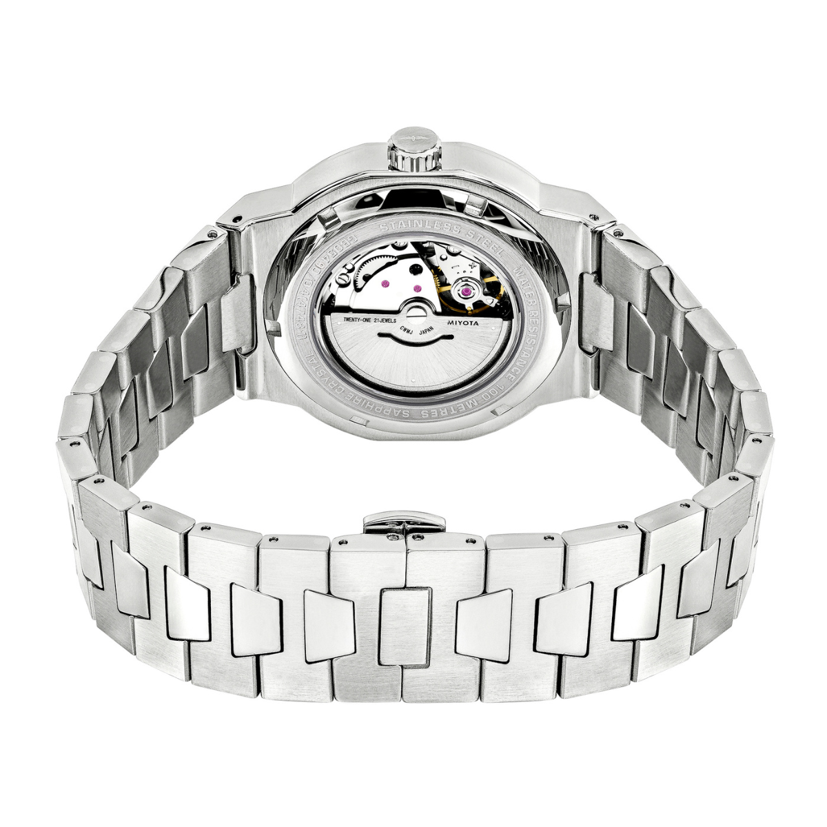 Rotary Men's Regent Automatic 100M Water Reistance Black Dial Stainless Steel Bracelet Watch - GB05490/04