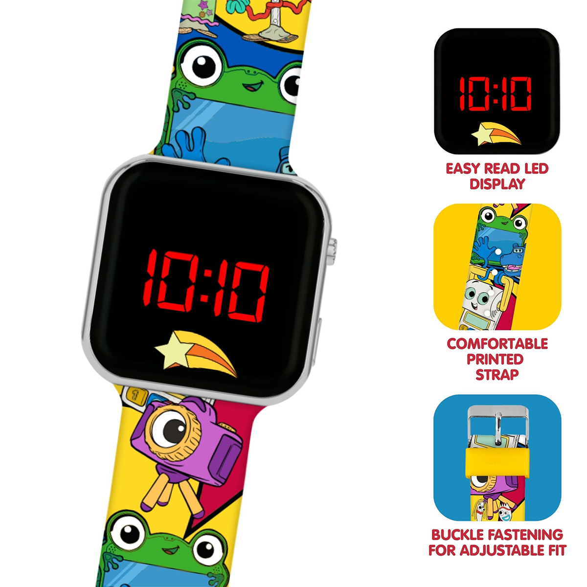 Toy story 5 LED Display Watch with Silicone Character Strap for Kids - TSF4024