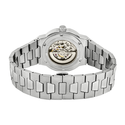 Rotary Men's Regent Skeleton Automatic 100M Water Resistance Black Dial Stainless steel Bracelet Watch - GB05495/04