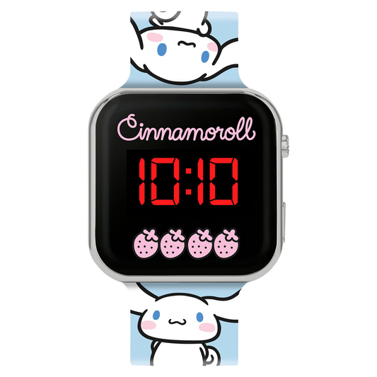 Cinnamonroll LED Display Watch with Silicone Character Strap for Kids - CIN0001
