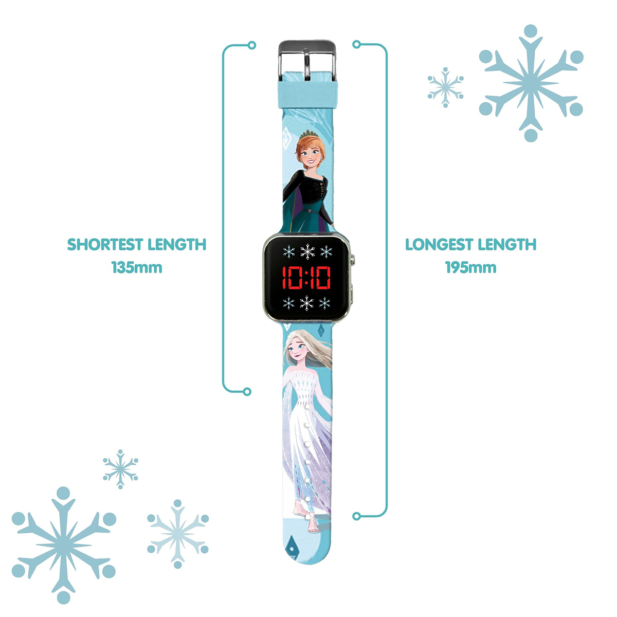 Frozen Printed Strap LED Girls Watch - FZN4918