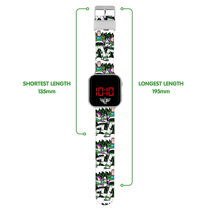 Toy Story 5 LED Display Watch with Silicone Character Strap for Kids - TSF4003