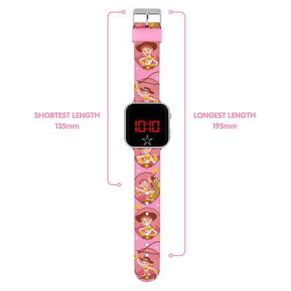 Toy Story Jessie LED Display Watch with Silicone Character Strap for Kids - TSF4023
