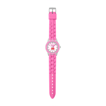 Peppa Pig Time Teacher Dial Quartz Watch with Silicone Strap for Kids - PPG9000
