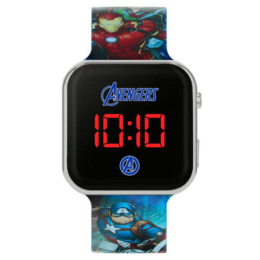Disney Marvel Avengers Blue Strap LED Watch - AVG4706ARG
