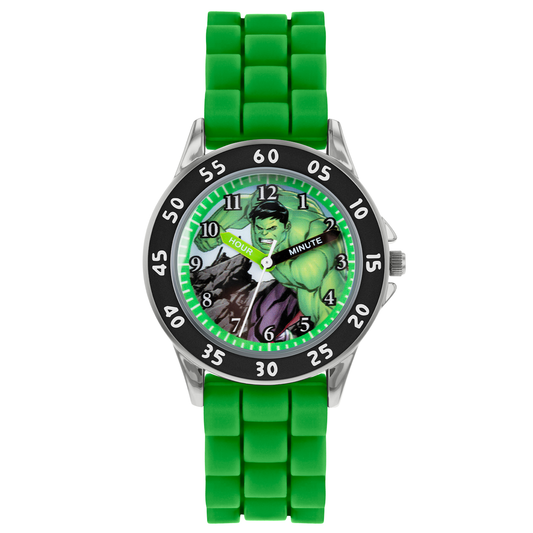Disney Marvel Avengers Green Silicon Strap Watch - AVG9032